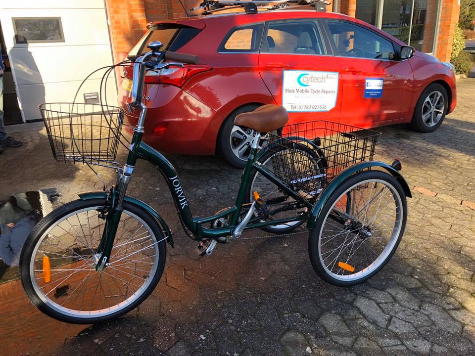 Jorvik Trike Technician Mel's Mobile Cycle and eBike Repairs