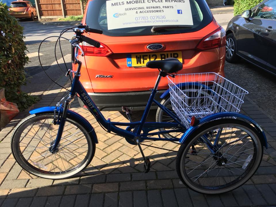 Jorvik Trike Technician Mel's Mobile Cycle and eBike Repairs